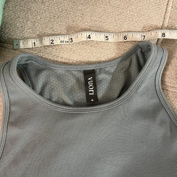 TWO Vuori Pose Plyo Tanks Green Brown Sz M - Picture 4 of 13